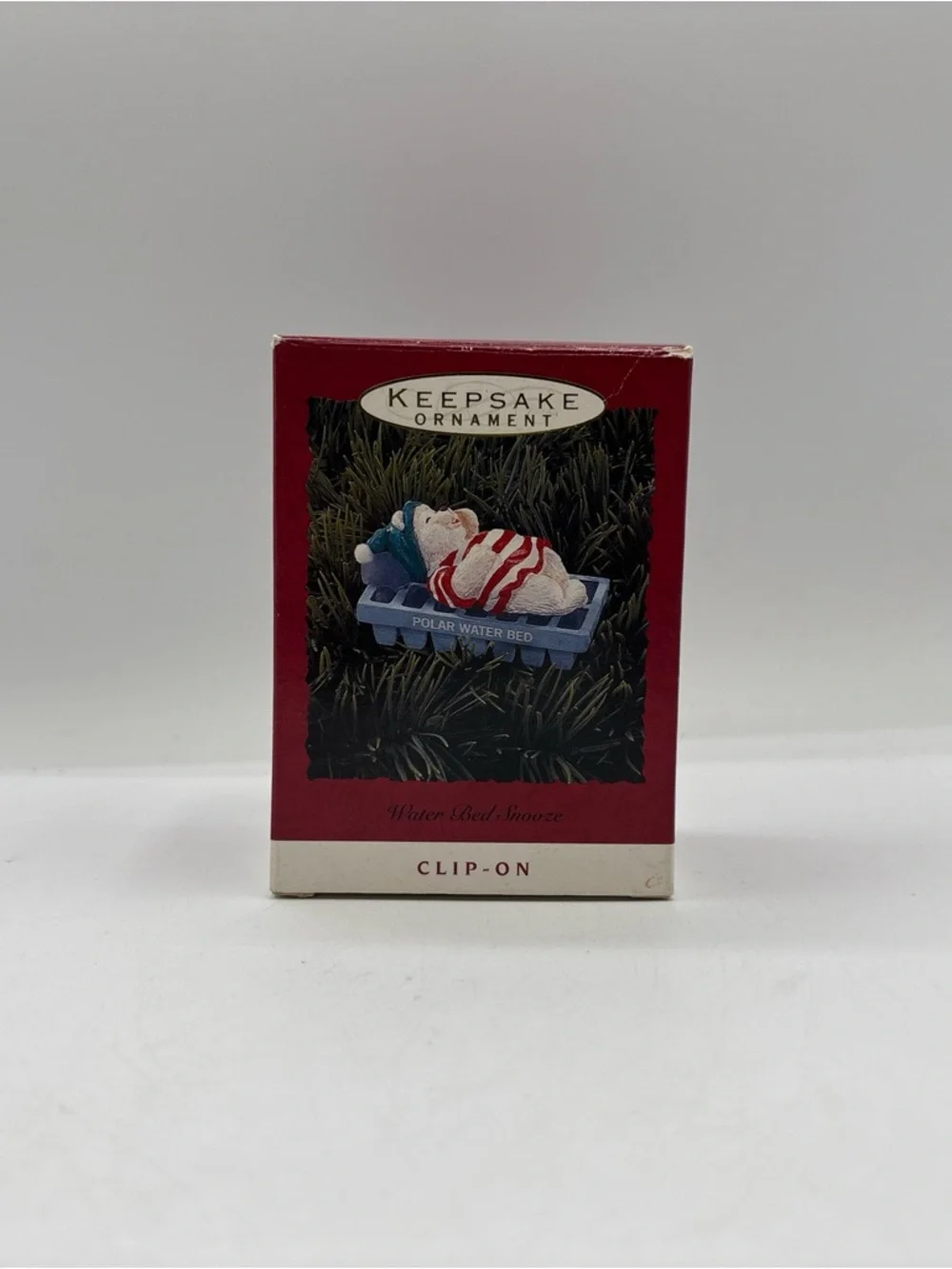 Hallmark Keepsake Ornament Dated 1993 Vintage Water Bed Snooze Handcrafted EUC‎